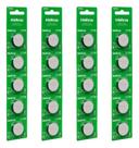 Kit 4 Cartelas 5 Baterias De Litio 3 V Cr 2450 Intelbras