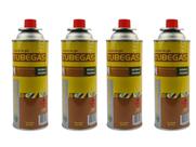 Kit 4 Cartucho de Gas Tubegas Guepardo 227g Kit 4 Cartucho de Gas Tubegas Guepardo 227g