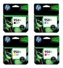 kit 4 Cartucho HP 954xl Preto e Color 7740 8210 8710