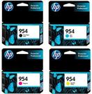 KIT 4 Cartucho Tinta Original HP 954 7740 KIT 4 Cartucho Tinta Original HP 954 7740