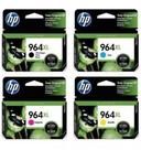 Kit 4 Cartuchos HP 964xl Preto E Color 9010 9020 Original