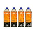 Kit 4 Cartuchos Refil De Gás Campgás Nautika Para Fogareiros