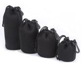 kit 4 Case Neoprene Luva Lente Canon Nikon Youngnou P M G Xg