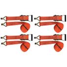 Kit 4 Catraca Carga Pesada 5T 9M Gancho J CM-50 GJ-50