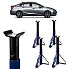 Kit 4 Cavalete De Apoio Veículos Carro Tripé 2 Toneladas
