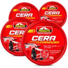 Kit 4 Ceras Pasta Automotiva Tradicional com Carnaúba 200g Proauto Kit 4 Ceras Pasta Automotiva Tradicional com Carnaúba 200g Proauto
