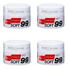 Kit 4 Ceras Soft 99 White Cleaner Para Carros Brancos e Claros - 350g