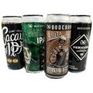 Kit 4 Cervejas Bodebrown Latão 473ml Desfrute Sabor Conceito