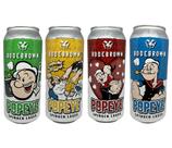 Kit 4 Cervejas Popeye Germany Larger Puro Malte Latão 473ml