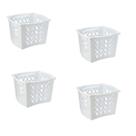 Kit 4 Cesto Organizador Decorativo Multiuso Empilhável 9L M
