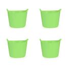 Kit 4 Cestos Balde Flexível C/ Alça 15L Verde- Fersil