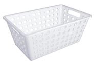 Kit 4 Cestos Organizador Coza One Grande 4,7l Retangular Na Natural