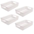 Kit 4 Cestos Organizadores Multiuso Decorativo Juta A5 2 L