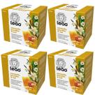 Kit 4 Chá Leão Camomila Baunilha e Mel 10 Sachês 15g