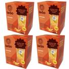 Kit 4 Chá Leão Drinks Pêssego 10 Sachês 20g