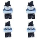 Kit 4 chave xb2 bd41 metal 2 pos com retorno lukma