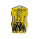 Kit 4 Chaves Fenda e Phillips com Testador de Voltagem