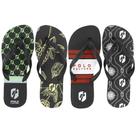 Kit 4 Chinelos Masculino Polo Culture Macio Leve Estampado