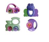 Kit 4 chocalhos baby & fun coloridos