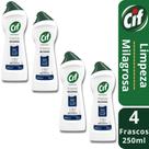 Kit 4 Cif Cremoso Saponáceo Original Limpeza Milagrosa 250mL Kit 4 Cif Cremoso Saponáceo Original Limpeza Milagrosa 250mL