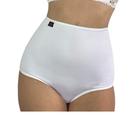 KIT 4 Cinta Calcinha Dupla Reforçada Cintura Alta Poliamida Lingerie