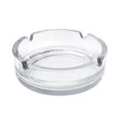Kit 4 Cinzeiro De Vidro Redondo Para Bar Restaurante Casa Resistente Transparente Kit 4 Cinzeiro De Vidro Redondo Para Bar Restaurante Casa Resistente Transparente