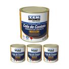 Kit 4 Cola De Contato 200g Tekbond