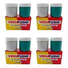 Kit 4 Cola Epóxi Vedatudo 100g Reparos Caixa D'água Piscina Tubos