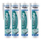 Kit 4 Cola Fixa Cuba Pia Inox Mármore Granito 380g Tek Bond