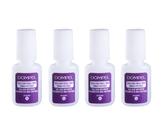 Kit 4 Cola Para Unhas Postiças Com Pincel 5g Profissional Salão de Beleza Dompel