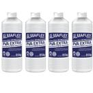 Kit 4 Cola Pva Extra Forte Branca 1kg Madeira Mdf Concreto Almaflex