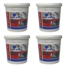 Kit 4 Colas HDFLEX 1 kg para rodapés, molduras e guarnições