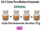Kit 4 Colas Permanente Acrilex 37g M59