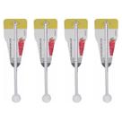 Kit 4 Colher Bailarina 30 Cm Em Inox Para Drinks Coquetel Barman
