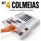 Kit 4 Colmeias Organizadoras de Gaveta Dobráveis TNT para Roupas Íntimas Meias Lingerie Organização de Armário