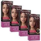 Kit 4 Coloração Alfaparf Alta Moda 7.52 Louro Acaju Violeta