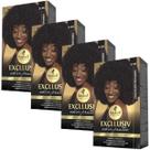 Kit 4 Coloração Creme Permanente Excllusiv Color Pratic Chocolate Profundo 5.35 Haskell