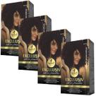 Kit 4 Coloração Creme Permanente Excllusiv Color Pratic Vermelho Intenso Especial 66.66 Haskell