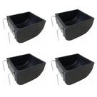Kit 4 Comedouros Cocho Abecel 30x26x16 Super Resistente