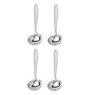 Kit 4 Conchas Molho Feijão Aço Inox Laguna 27cm Tramontina Kit 4 Conchas Molho Feijão Aço Inox Laguna 27cm Tramontina