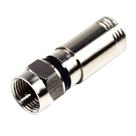 Kit 4 Conector Fêmea De Compressão Rg59 Para Cabo Coaxial