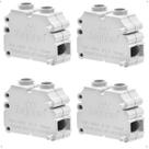 Kit 4 Conector Modular De Cabos Eletricos Zagonel 50a