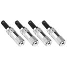 Kit 4 conector plug p2 femea stereo para fone sk-ja282b skypix
