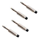 Kit 4 conector plug santo angelo p10 estereo niquelado sa2x
