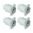 Kit 4 Conector Powercon Fêmea Painel Quadrado In 3 Vias Cinza SK-SP497 SKYPIX Kit 4 Conector Powercon Fêmea Painel Quadrado In 3 Vias Cinza SK-SP497 SKYPIX
