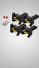 Kit 4 Conectores 2 Vias P/ Injetor e Sensores Kit 4 Conectores 2 Vias P/ Injetor e Sensores