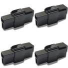 Kit 4 Conectores C/ Terminais 2 Vias Som Automotivo Conjunto Kit 4 Conectores C/ Terminais 2 Vias Som Automotivo Conjunto