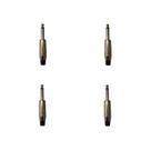 Kit 4 Conectores P10 Mono Macho PLG P10 SA2X - SANTO ANGELO Kit 4 Conectores P10 Mono Macho PLG P10 SA2X - SANTO ANGELO