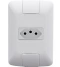 Kit 4 Conj 4x2 Tomada 2P+T Tramontina Aria 20A 250V Branco