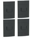 Kit 4 conjunto de interruptores simples cor grafite 10a 250v schneider Kit 4 conjunto de interruptores simples cor grafite 10a 250v schneider